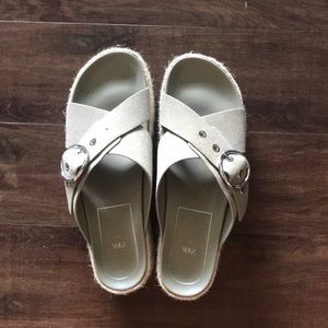 Zara Espadrille platforms